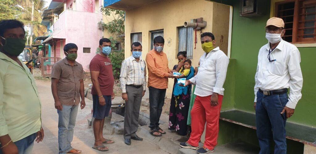 COVID- Free Milk Distribution at Mandya