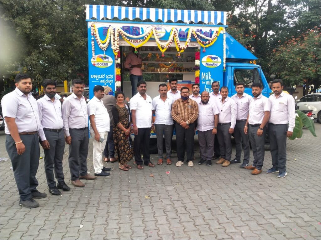 Nandini On wheel Vehicle Inaugration- Bangalore