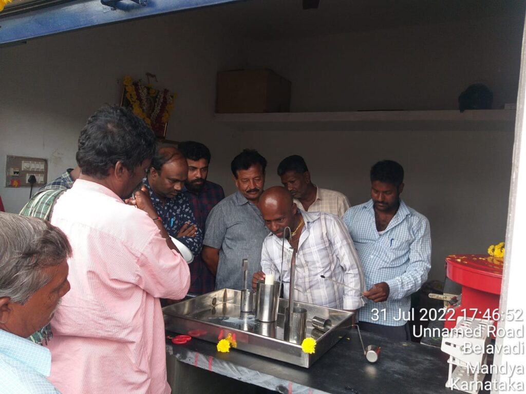 Milk Commissioning @ Belavadi MPCS S.R.Patna Taluk