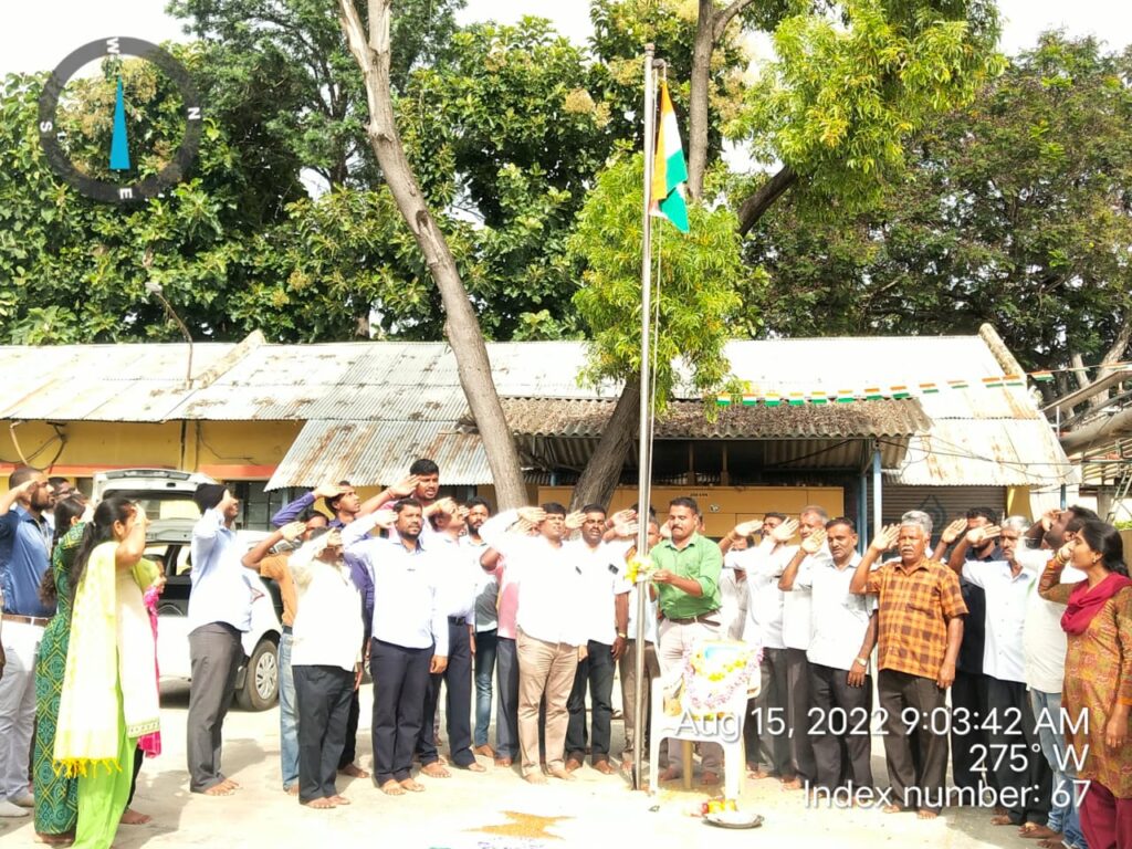 Independence Day 2022@Nagamangala Sub office